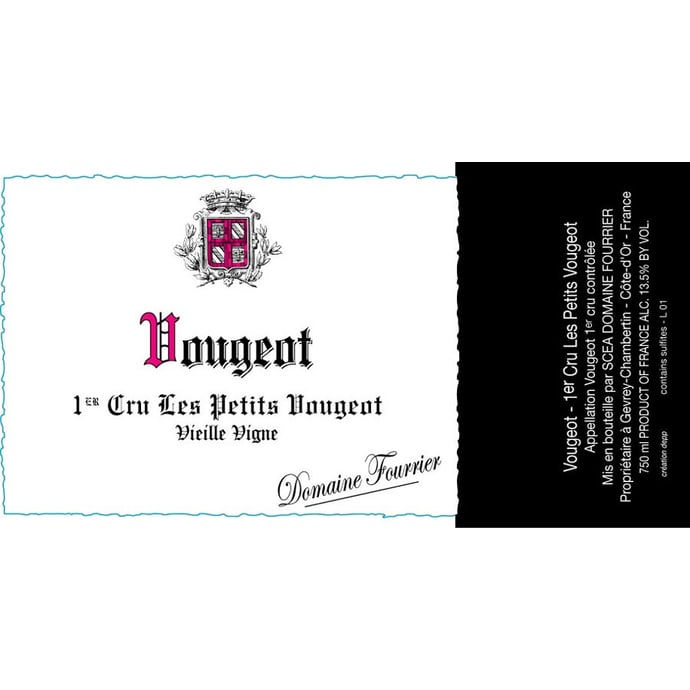 Domaine Fourrier Vougeot Les Petits Vougeots Vieille Vigne 2019