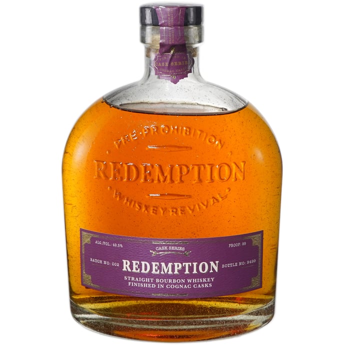 Redemption Cognac Cask Series Cognac Casks Finished Batch #1 Straight Bourbon