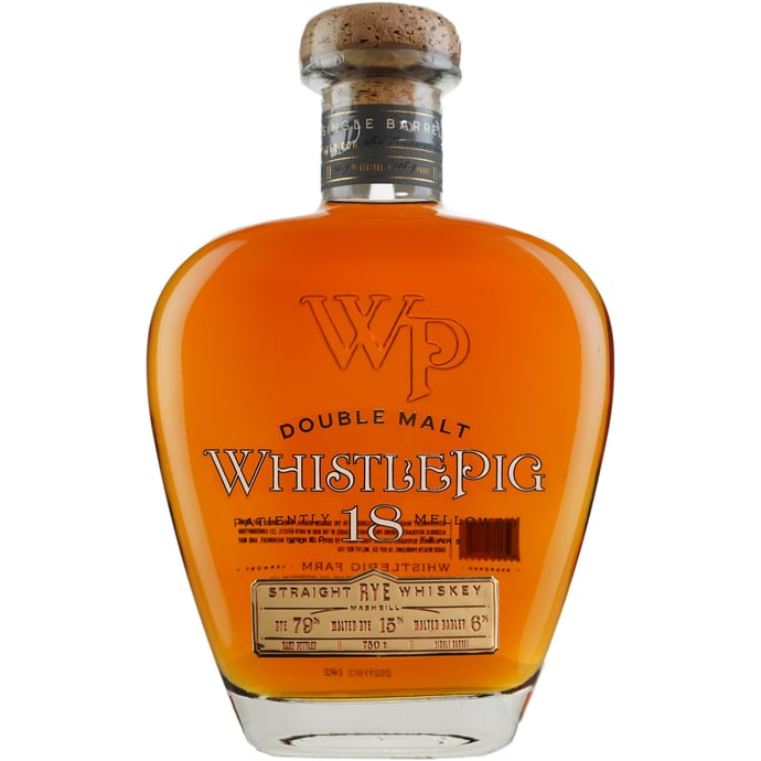 WhistlePig 18 year old Straight Rye Single Barrel Sir Oinks-A-Lot Binny's Handpicked