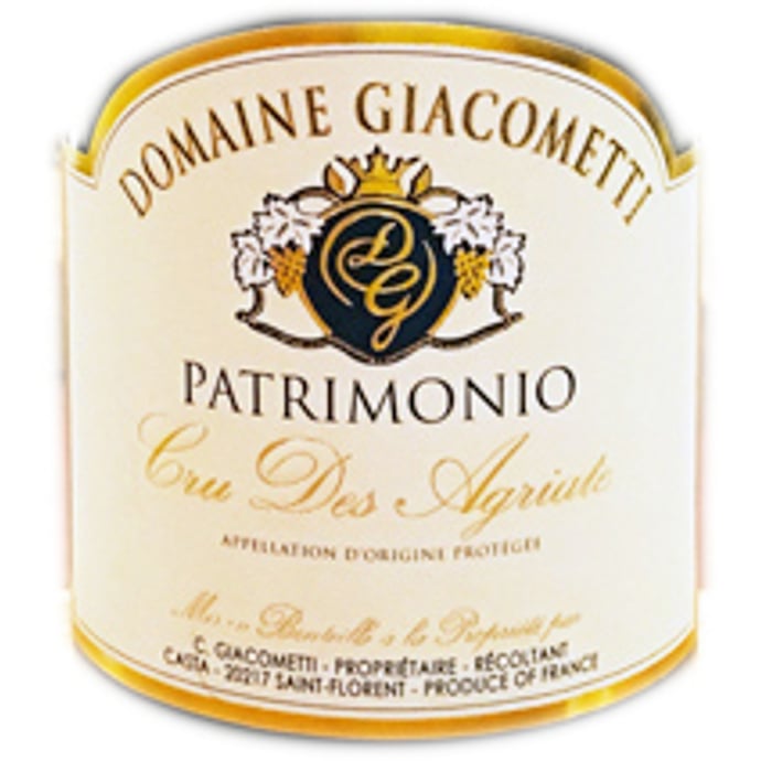 Domaine Giacometti Patrimonio Cru des Agriate Coriscan Red 2019