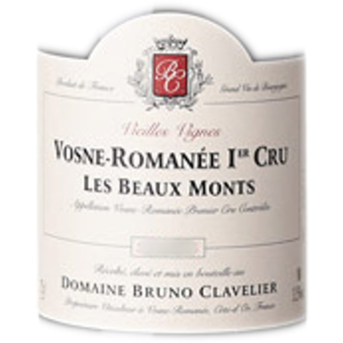 Bruno Clavelier Vosne Romanee Les Beaux Monts 2019