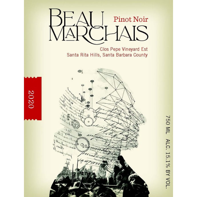 Beau Marchais Pinot Noir Clos Pepe Vineyard Ouest 2020