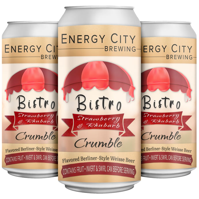 Energy City Bistro Strawberry Rhubarb Crumble