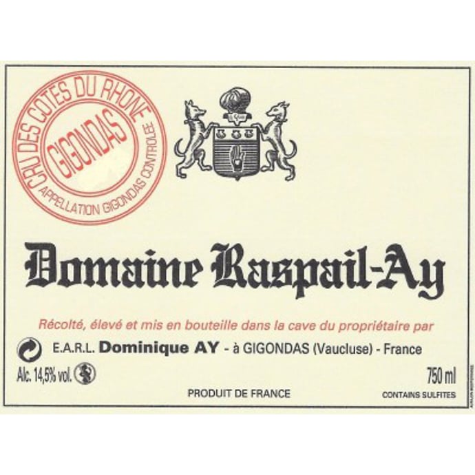 Domaine Raspail Ay Gigondas 2019
