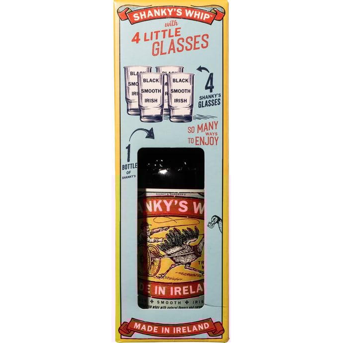 Shanky's Whip Black Irish Whiskey Liqueur