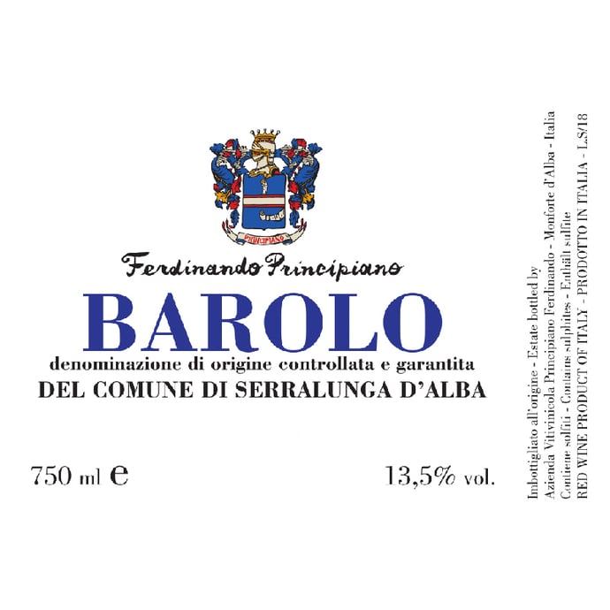 Ferdinando Principiano Barolo di Serralunga 2017