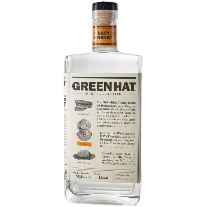 Green Hat Navy Strength Distilled Gin