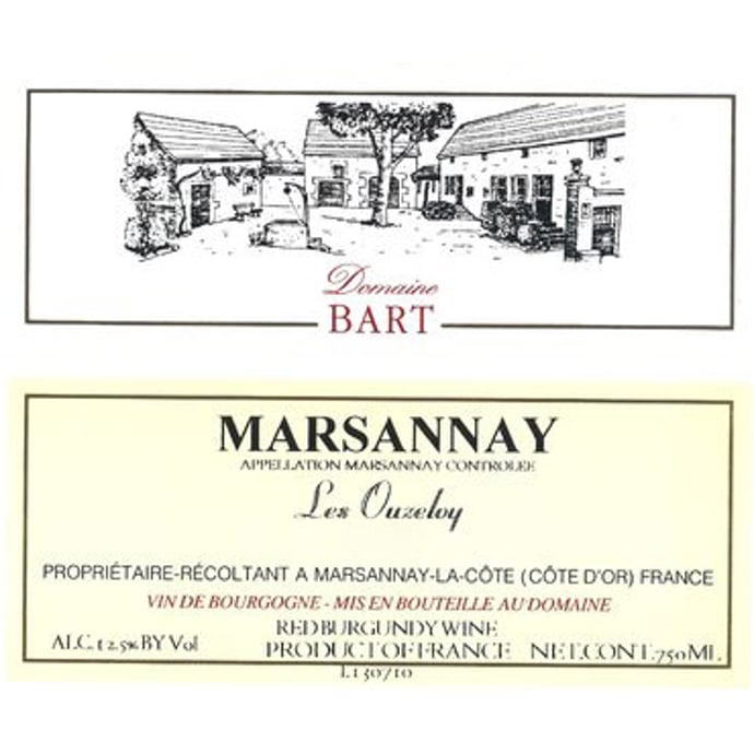 Domaine Bart Marsannay Les Ouzeloy 2018