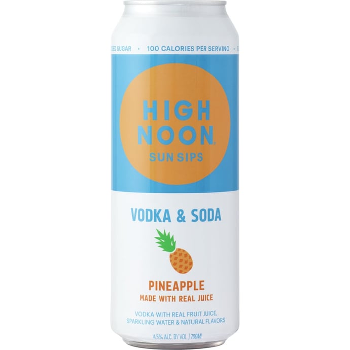 High Noon Vodka & Soda Pineapple Can