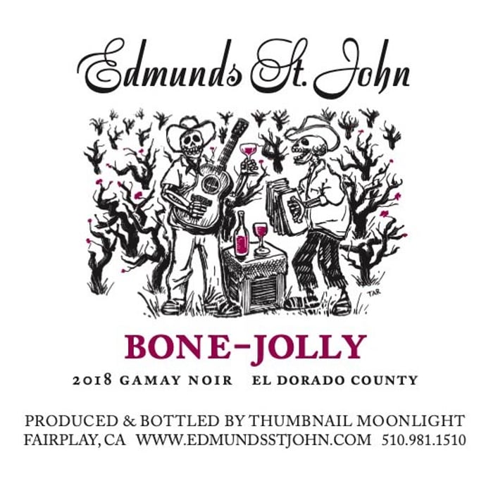 Edmunds St John Bone Jolly Gamay Noir 2019