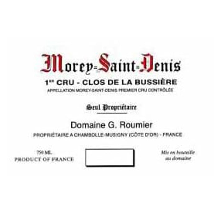 Domaine Georges Roumier Morey Saint Denis Clos de la Bussiere 2018