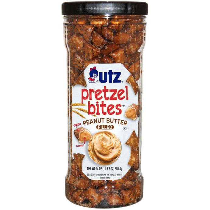 Utz Peanut Butter Filled Pretzel Barrel