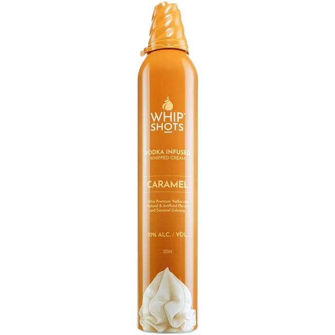 Whip Shots Caramel Vodka Infused Whipped Cream