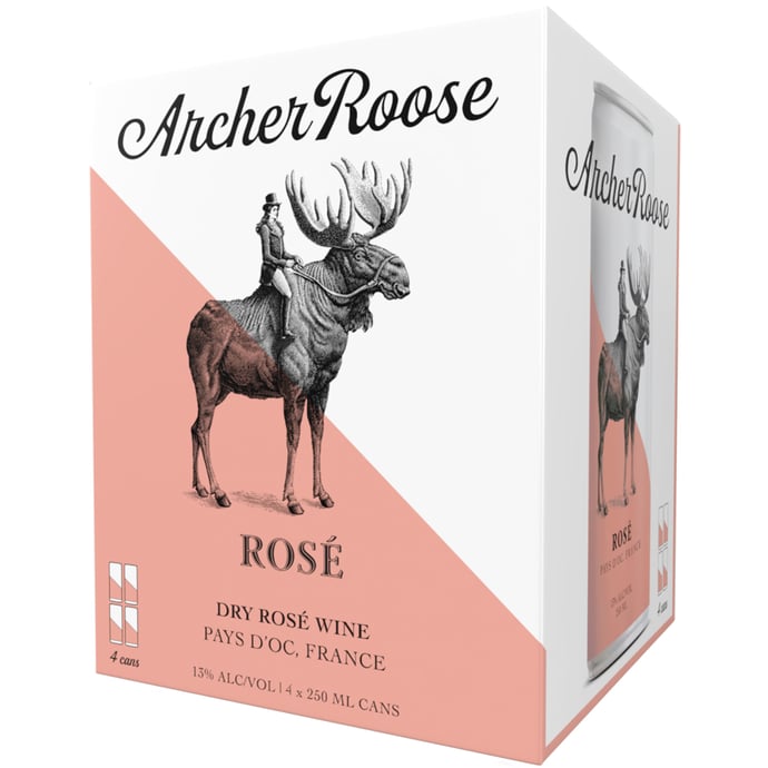 Archer Roose Rose 4 Pack Can