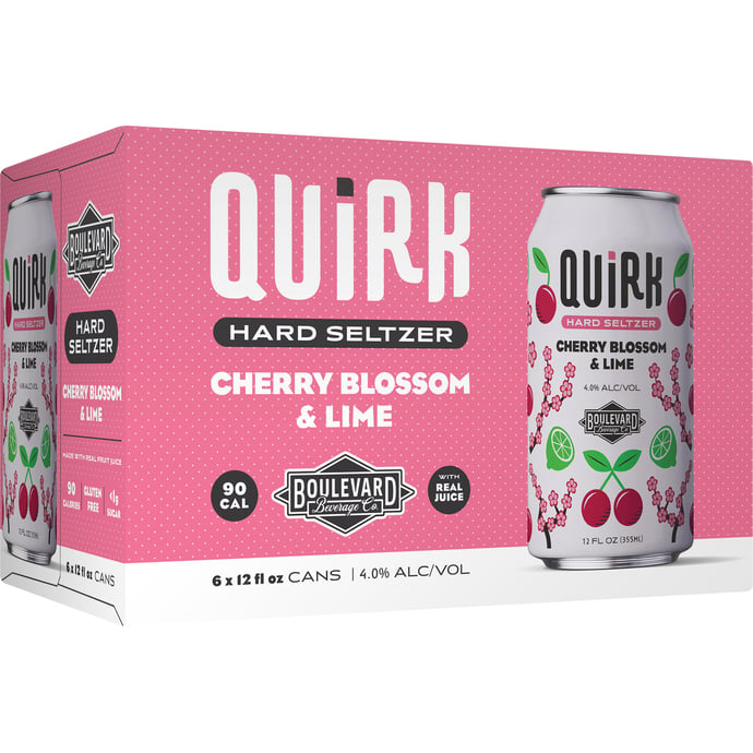 Boulevard Quirk Hard Seltzer Cherry Blossom & Lime