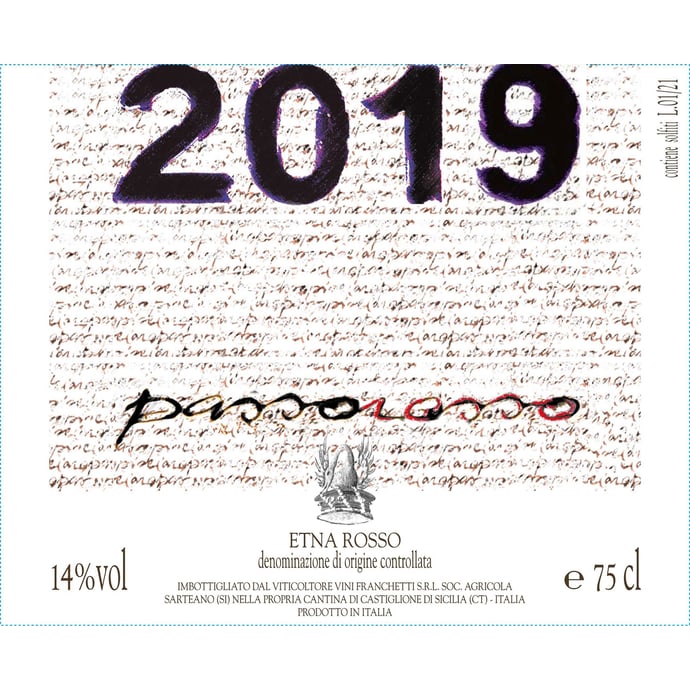 Passopisciaro Etna Rosso Passorosso 2019