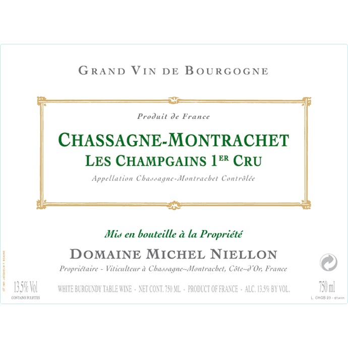 Michel Niellon Chassagne Montrachet Champs Gain 2020