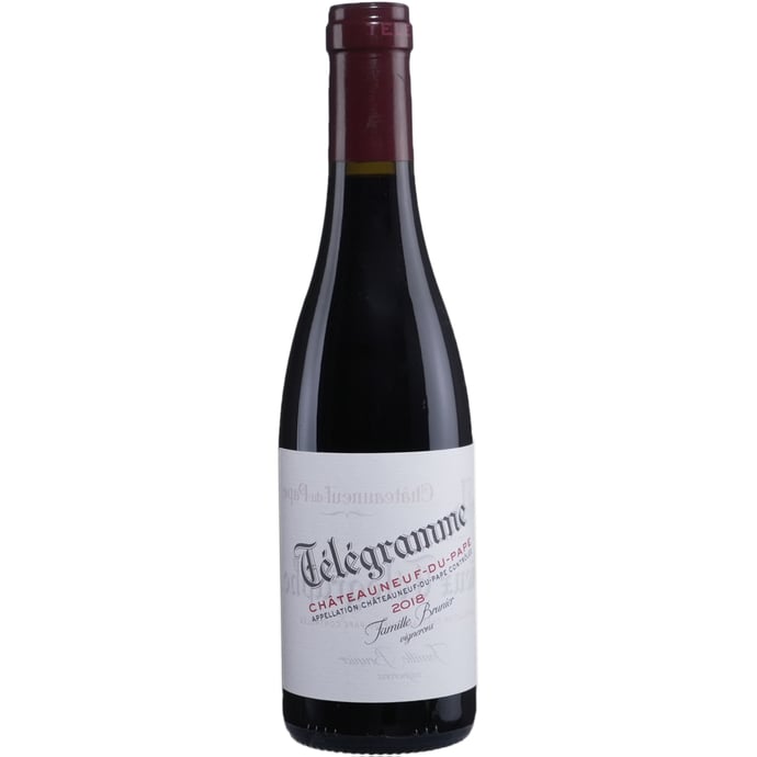 Domaine du Vieux Telegraphe Telegramme Chateauneuf du Pape 2018 Half Bottle