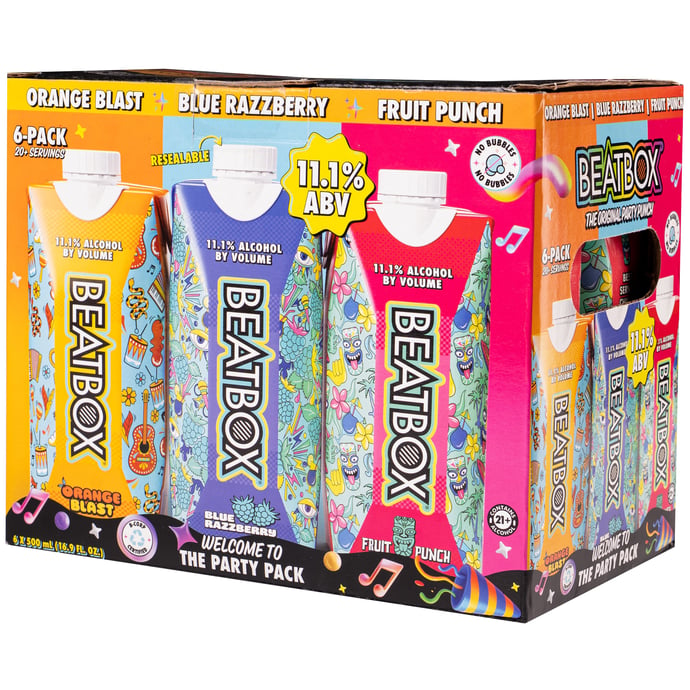 BeatBox Beverages Variety 6 Pack | 6 pack of 500 ml Tetra Pak BeatBox Beverages Variety 6 Pack | 6 pack of 500 ml Tetra Pak