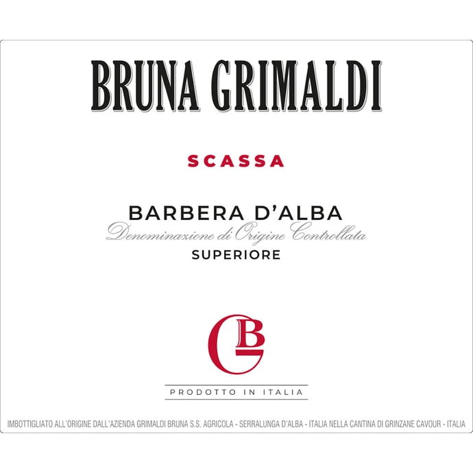 Bruna Grimaldi Barbera d'Alba 2019