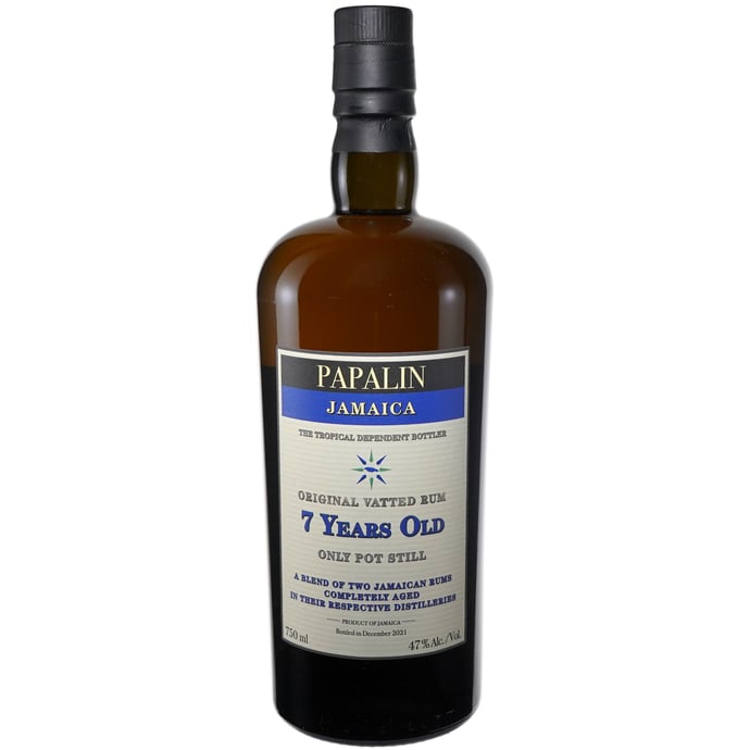 la Maison & Velier Papalin Jamaica 7 year old Vatted Rum aged at Worhty Park and Hampden Estate