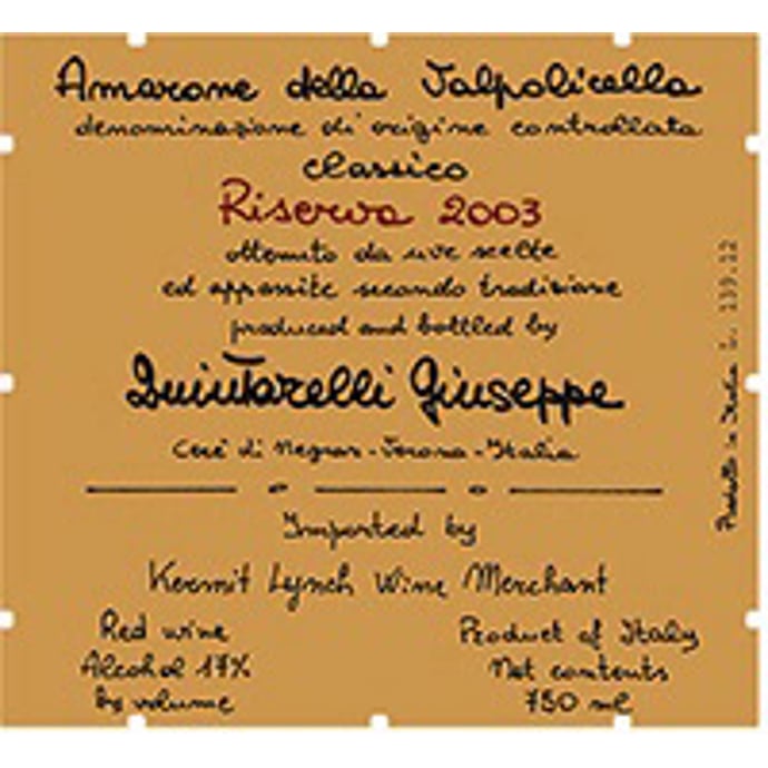 Giuseppi Quintarelli Amarone della Valpolicella Classico Riserva 2011