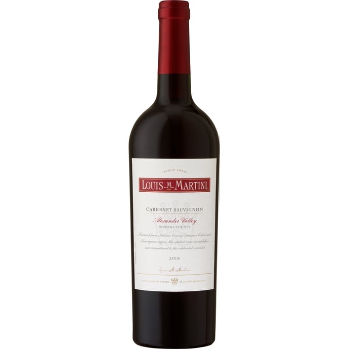 Louis Martini Cabernet Sauvignon Alexander Valley 2018