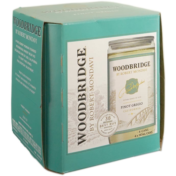 Woodbridge Pinot Grigio 4 Pack PET Cans