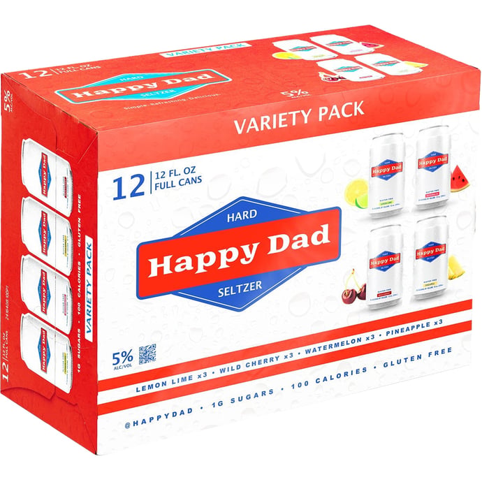 Happy Dad Hard Seltzer Variety Pack