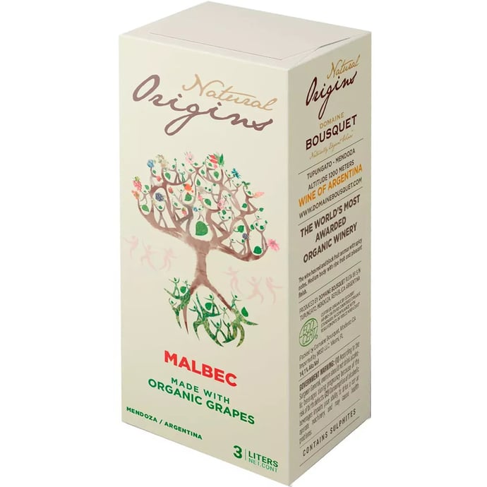 Domaine Bousquet Winery Natural Origins Malbec