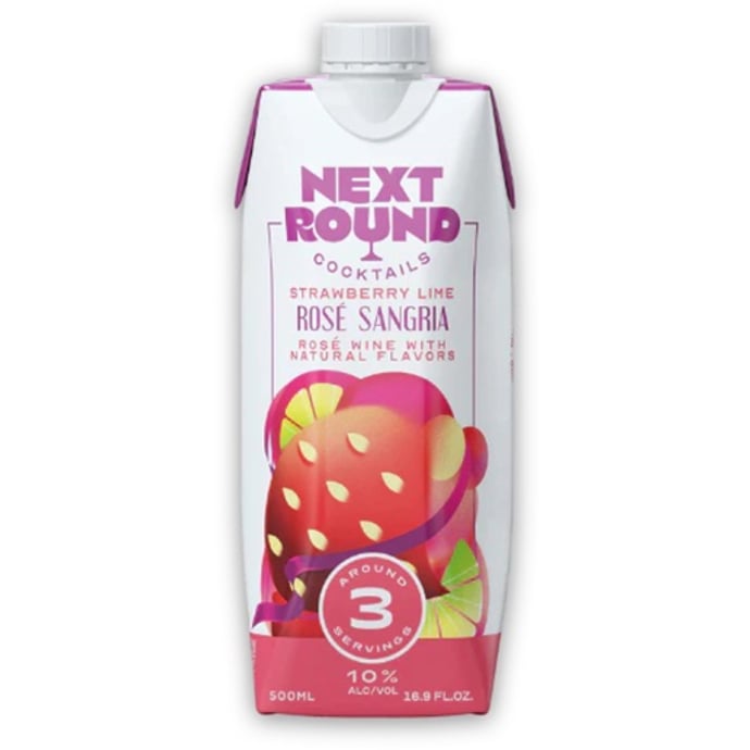 Next Round Strawberry Lime Rose Sangria