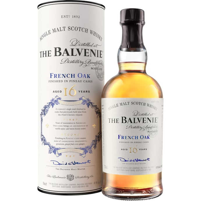 Balvenie French Oak 16 year old Finished in Pineau des Charantes Casks