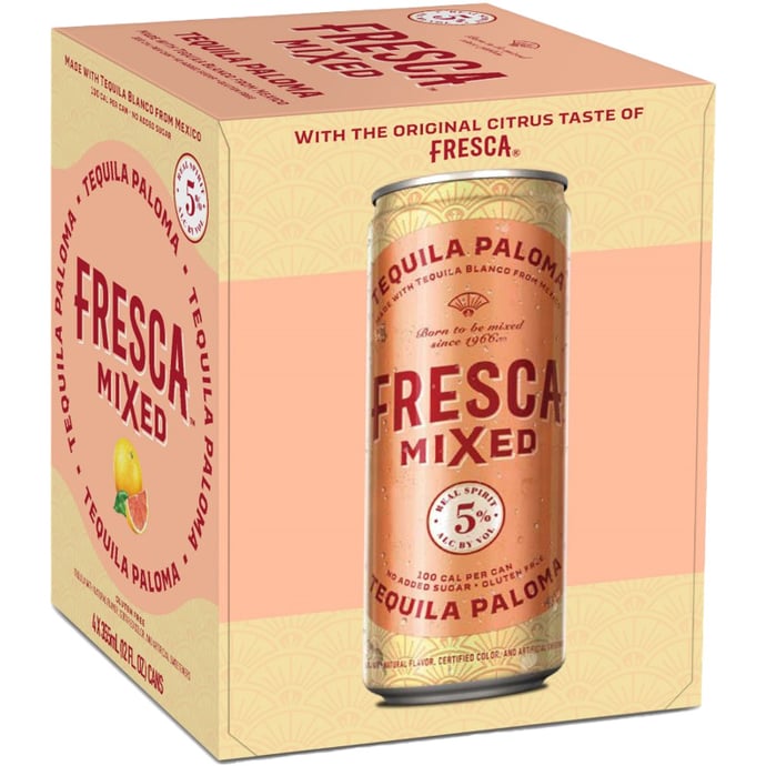Fresca Mixed Tequila Paloma 4 Pack Cans
