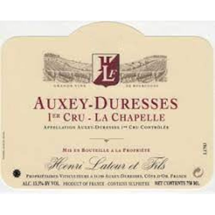 Henri Latour Auxey Duresses La Chapelle 2019