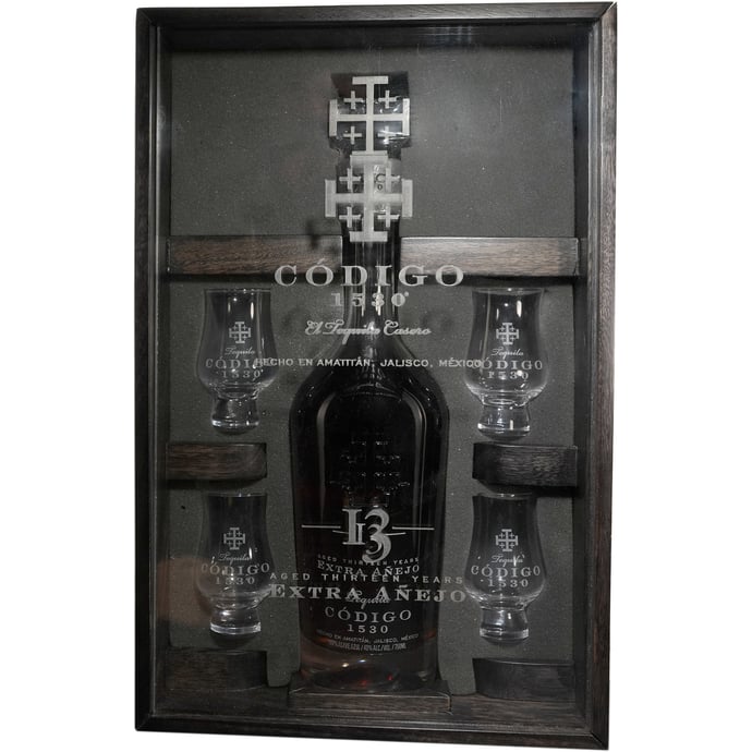 Tequila Codigo 1530 13 year old Extra Anejo Limited Release Collector's Set