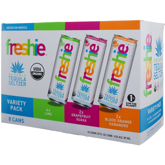Freshie Tequila Seltzer Variety 8 Pack Cans