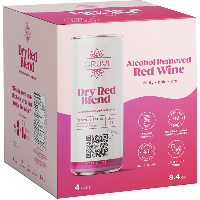 Gruvi Red Non Alcoholic Wine