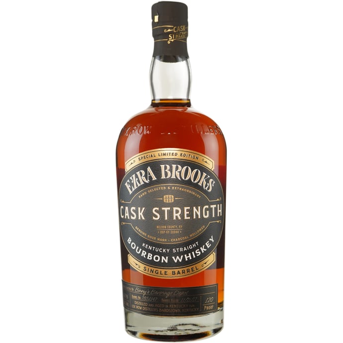 Ezra Brooks Distiller's Collection Barrel Proof Single Barrel # 7851147 Binny's Handpicked