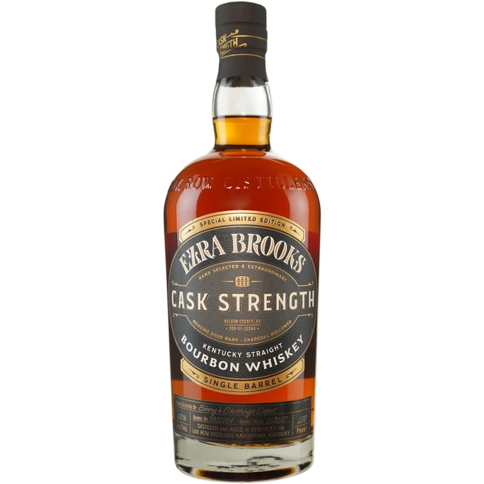 Ezra Brooks Distiller's Collection Barrel Proof Single Barrel # 7851154 Binny's Handpicked