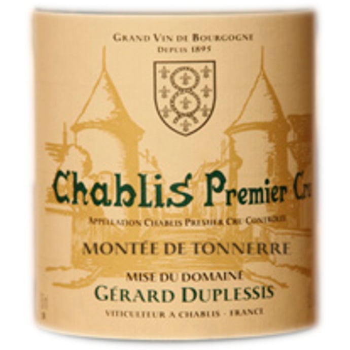 Gerard Duplessis Chablis Montee de Tonnerre 2019