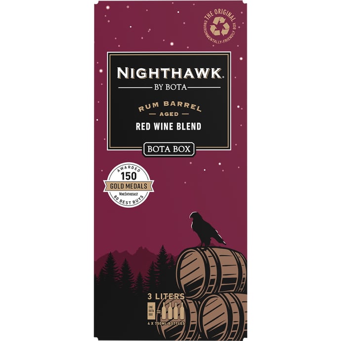 Bota Box Nighthawk Black Rum Barrel Aged Red Blend