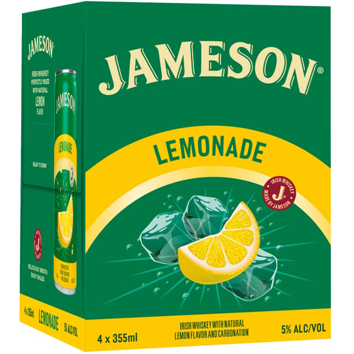 Jameson Lemonade 4 Pack Cans