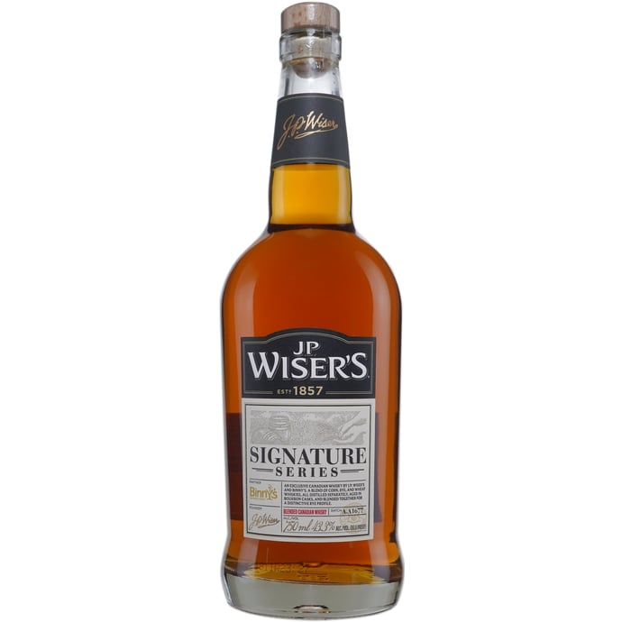 J.P. Wiser's Signature Series Binny's Custom Blend # AA1677 High Rye