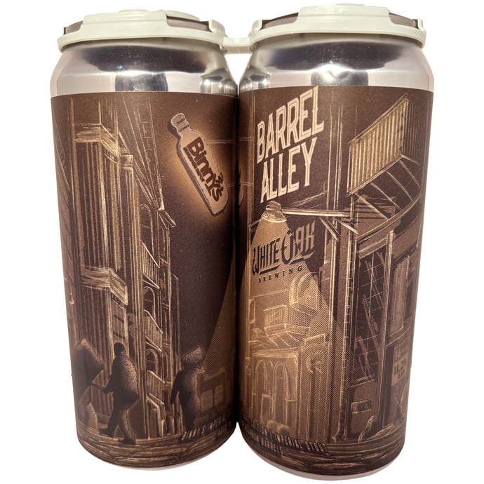 White Oak Barrel Alley Imperial Stout collaboration with Binny's