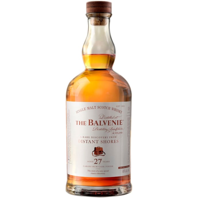 Balvenie 27 year old A Rare Discovery from Distant Shores Caroni Rum Cask Finished Limited Release 2023