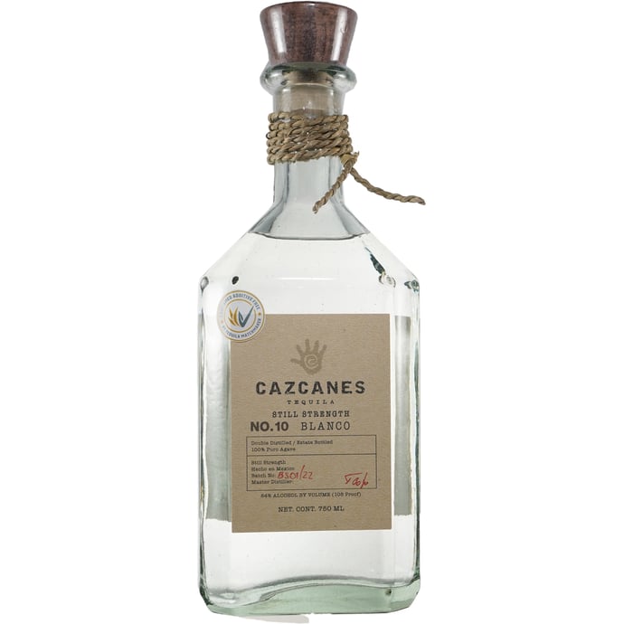 Cazcanes Tequila Still Strength Blanco No. 10