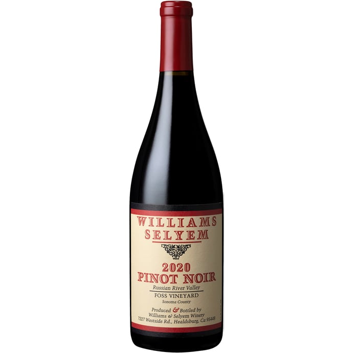 Williams Selyem Pinot Noir Foss Vineyard 2020