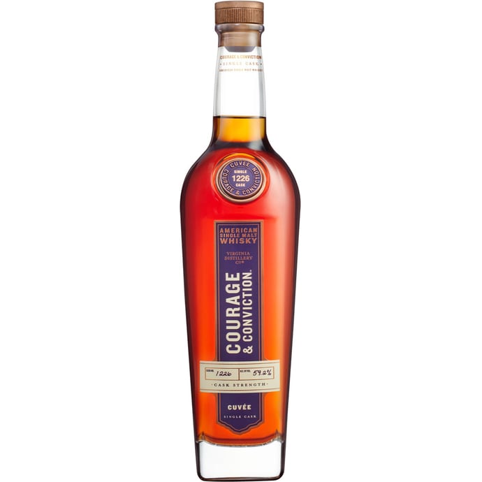 Virginia Distillery Company Courage & Conviction Cuvee Cask # 1266 American Single Malt Whisky