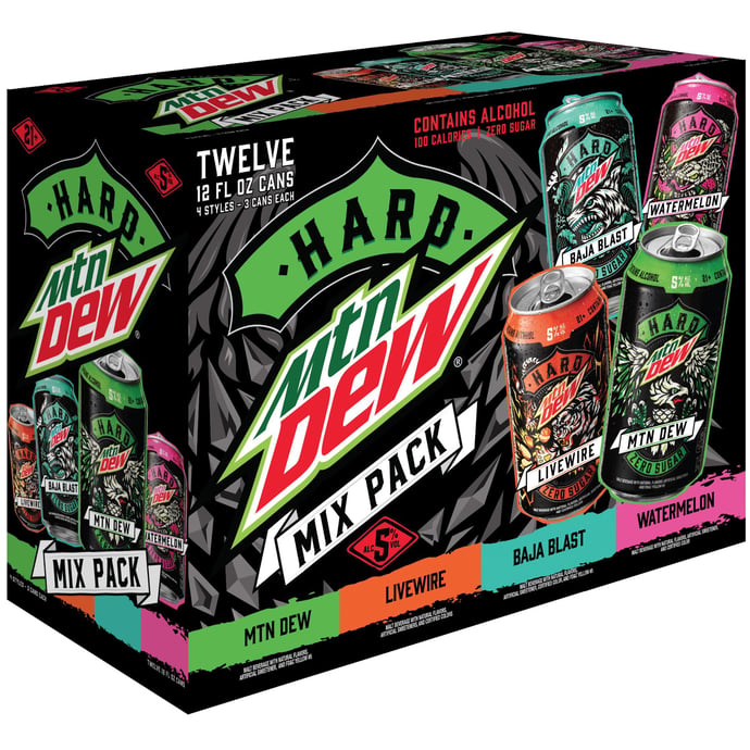 Hard Mountain Dew Mix Pack