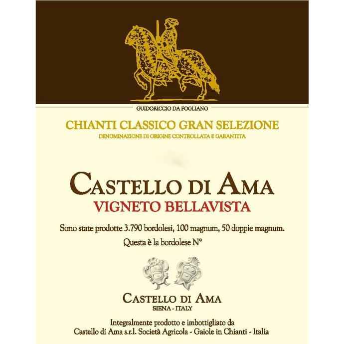 Castello di Ama Chianti Classico Gran Selezione Vigneto Bellavista 2018